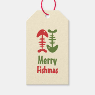 Frohe Fishmas Niedliche Weihnachtsangeln Geschenkanhänger
