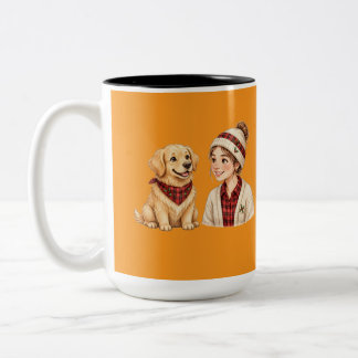 Frohe frohe Weihnachten Halloween-Party  Zweifarbige Tasse