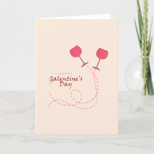 Frohe Galentine's Day Karte