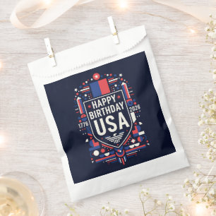 Frohe Geburtstag USA 250 Geschenktütchen