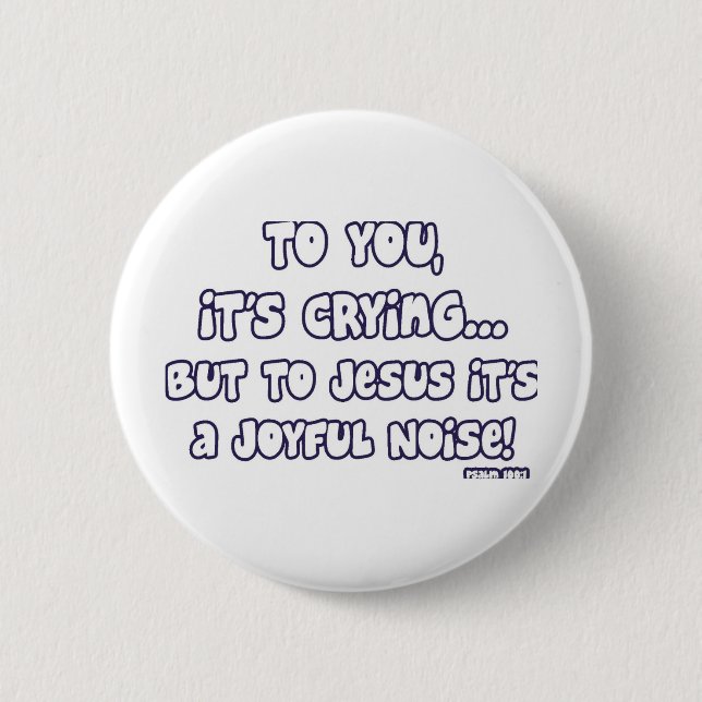 Frohe Geräusche Button (Vorderseite)