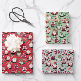 Frohe Gonkmas! Weihnachtsdesign für Gonk-Liebhaber Geschenkpapier Set