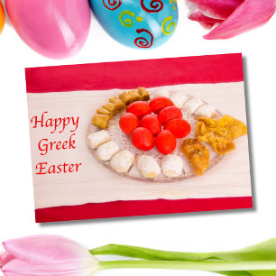 Frohe Griechische Ostern Mit Griechischen Keksen K Feiertagskarte