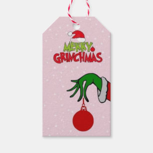 Frohe Grinch-Weihnachten Geschenkanhänger
