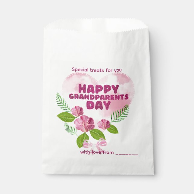 Frohe Großelterntag  Geschenktütchen (Vorderseite)