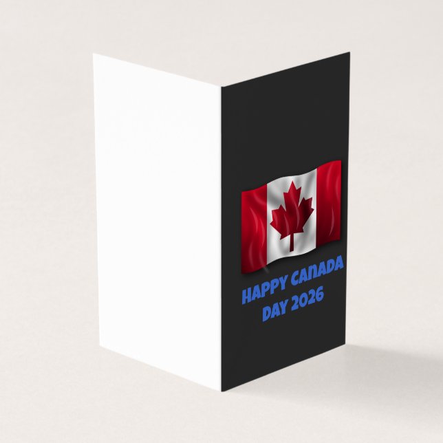 Frohe Grüße zum Canada Day Grußkarte (Vorderseite)