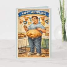 Frohe Grüße zum Muffintag Karte