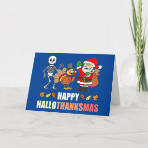Frohe HalloDankMas Karte