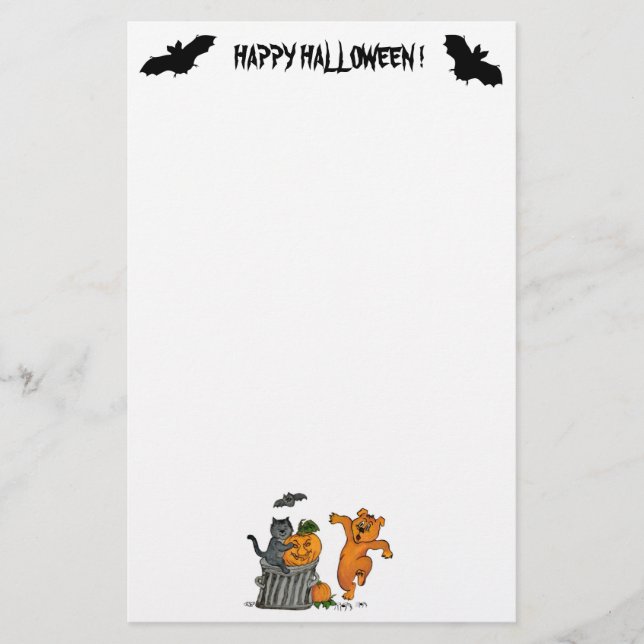 Frohe Halloween! 5 Briefpapier (Vorderseite)