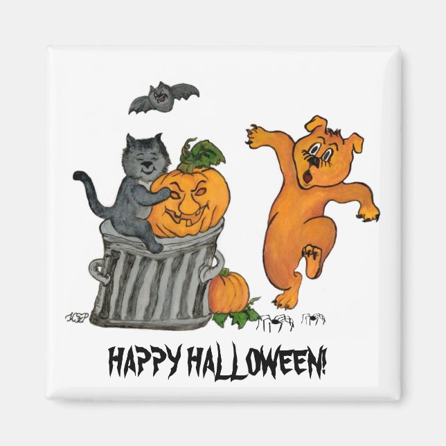 Frohe Halloween! 5 Magnet (Vorne)