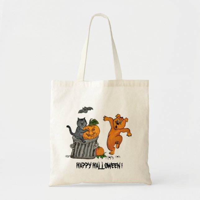 Frohe Halloween! 5 Tragetasche (Vorne)