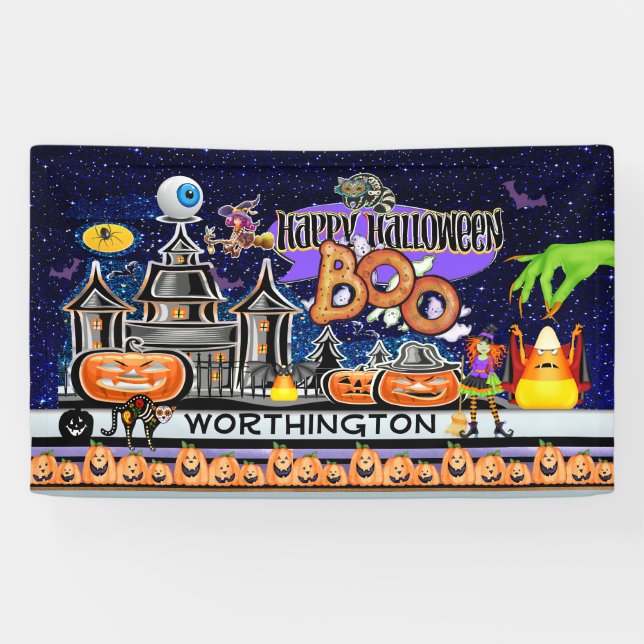 Frohe Halloween! Banner (Horizontal)