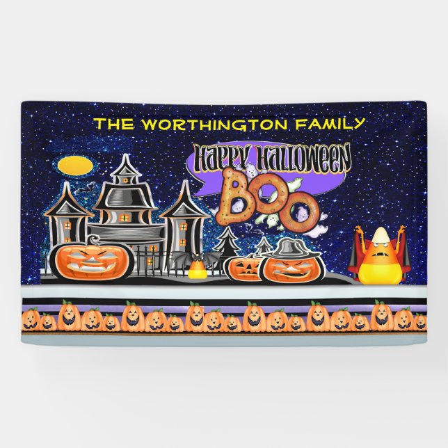 Frohe Halloween! Banner (Horizontal)