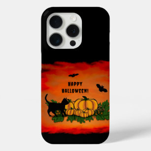 Frohe Halloween , Black Cat , Bat und Pumpkin Case-Mate iPhone Hülle