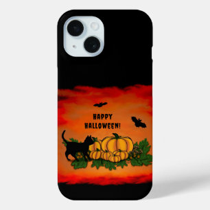 Frohe Halloween , Black Cat , Bat und Pumpkin Case-Mate iPhone Hülle