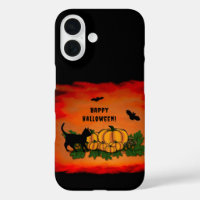 Frohe Halloween , Black Cat , Bat und Pumpkin