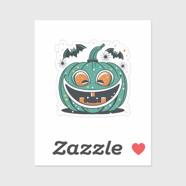 Frohe Halloween! Carve a Pumpkin! Aufkleber (Blatt)