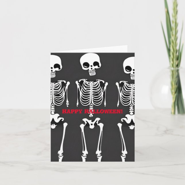 Frohe Halloween! Feiertagskarte (Vorderseite)