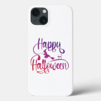 Frohe Halloween-Gradient-Hexenkatze