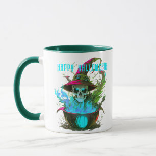 Frohe Halloween! Hexen Skull Tasse