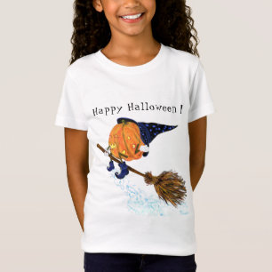 Frohe Halloween Hexenkürbiskugel - Spaß T-Shirt