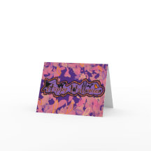 Frohe Halloween-Karte mit Geist, Fledermäusen und 