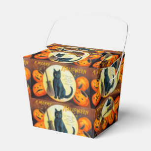 Frohe Halloween-Katze Geschenkschachtel