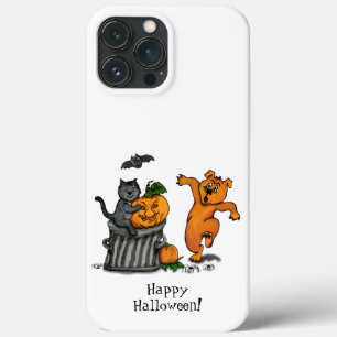 Frohe Halloween! Katzen-Hund und Spider Case-Mate iPhone Hülle
