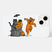Frohe Halloween! Katzen-Hund und Spider