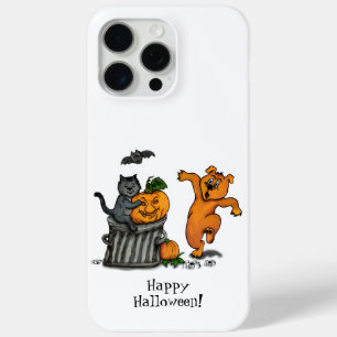 Frohe Halloween! Katzen-Hund und Spider Case-Mate iPhone Hülle