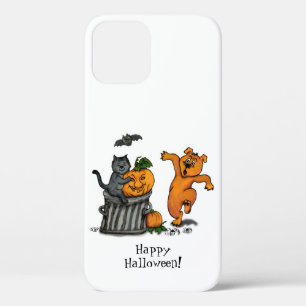 Frohe Halloween! Katzen-Hund und Spider Case-Mate iPhone Hülle