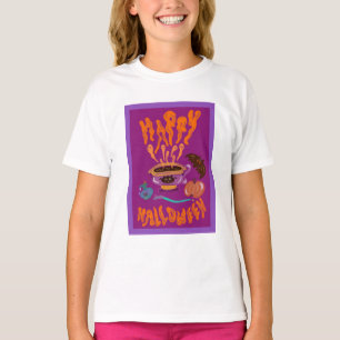 Frohe Halloween Katzenliebhaber Hexe-Tasse Kaffee T-Shirt