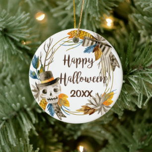 Frohe Halloween-Keramik Keramik Ornament