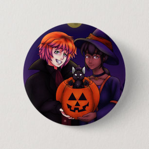 Frohe Halloween-Kostüme Button