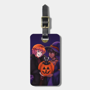 Frohe Halloween-Kostüme Gepäckanhänger