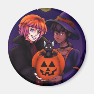Frohe Halloween-Kostüme Magnet