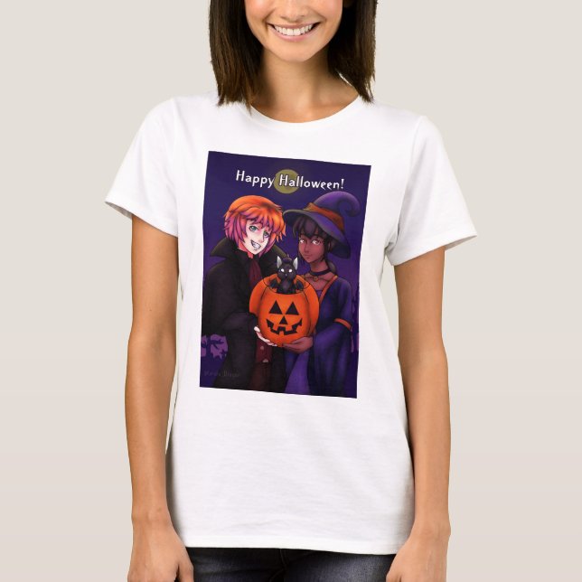 Frohe Halloween-Kostüme T-Shirt (Vorderseite)