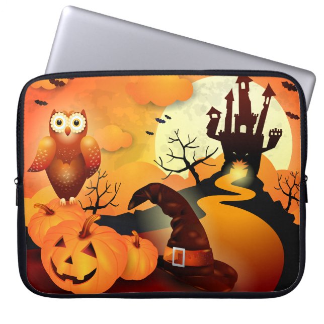 Frohe Halloween! Laptopschutzhülle (Vorderseite)