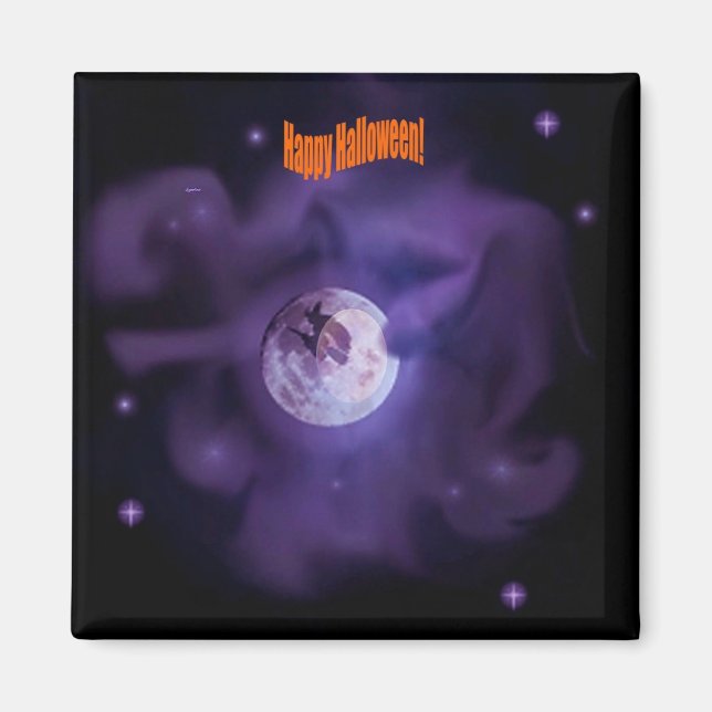 Frohe Halloween! Magnet (Vorne)