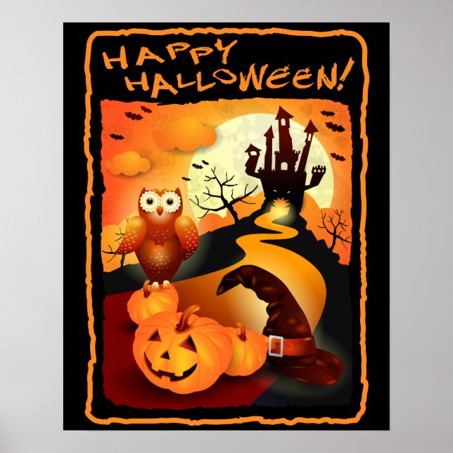 Frohe Halloween! Poster (Vorne)