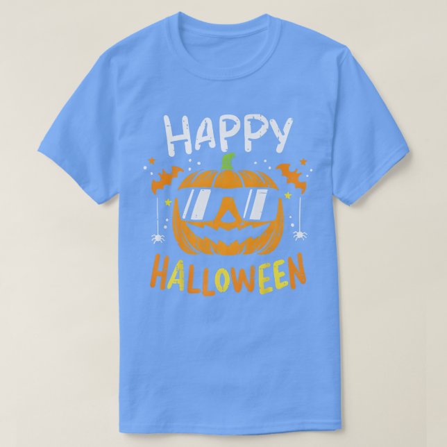 Frohe Halloween Pumpkin Trick oder Behandlung für  T-Shirt (Design vorne)