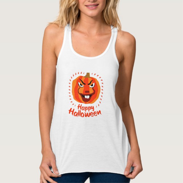 Frohe Halloween! Tank Top (Vorderseite)
