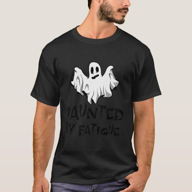 Frohe Halloween Trick oder Treat Sleepy Ghost Horr T-Shirt (Vorderseite)