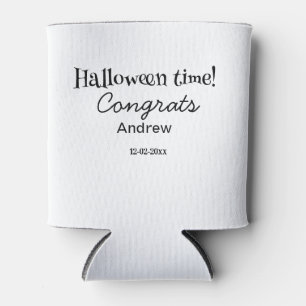 Frohe Halloween-Zeit Name Datum Jahr Abschluss Dosenkühler