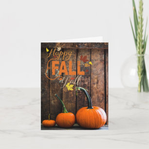 Frohe Herbst euch allen Karte