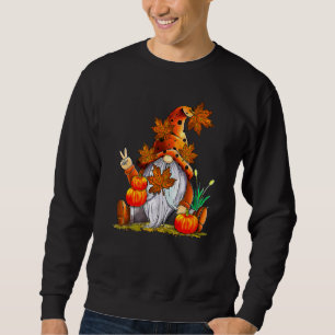 Frohe Herbstzeit euch alle Saison Gnom Kürbis Herb Sweatshirt