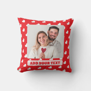 Frohe Herzen Valentinstag Modernes Liebesmuster Kissen