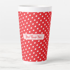 Frohe Herzen Valentinstag Modernes Liebesmuster Milchtasse