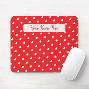 Frohe Herzen Valentinstag Modernes Liebesmuster Mousepad