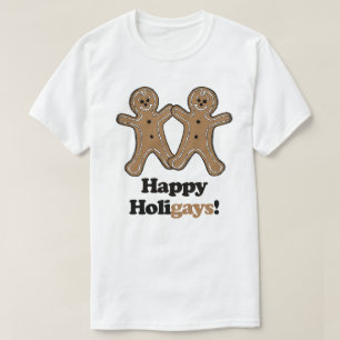 Frohe Holigays Lebkuchen Kekse T-Shirt